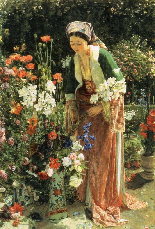 John Frederick Lewis In  the Bey-s Garden